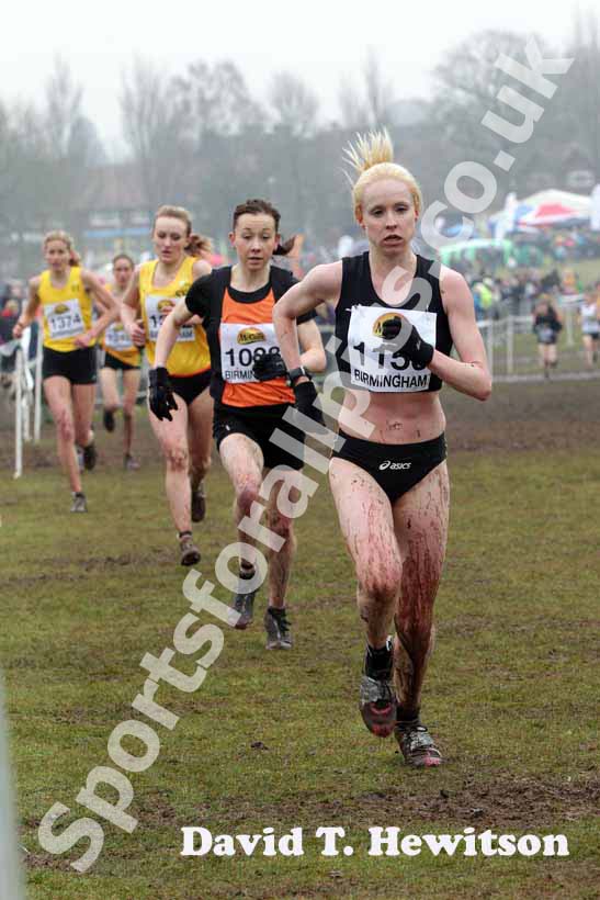 Gemma Steele during the senior womens McCain World Cross Country Trials and Inter Counties.